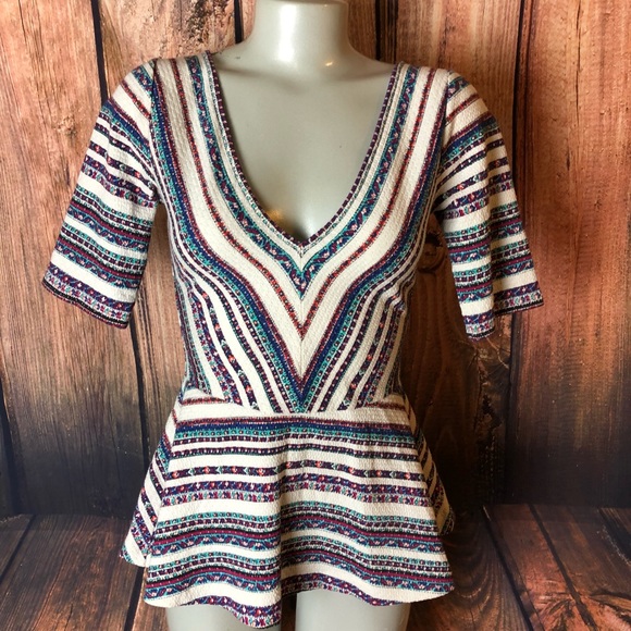 Anthropologie Tops - Deletta peplum top